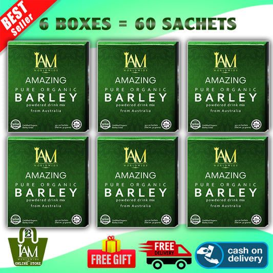 Amazing Barley Powder sachets for immune support and detox