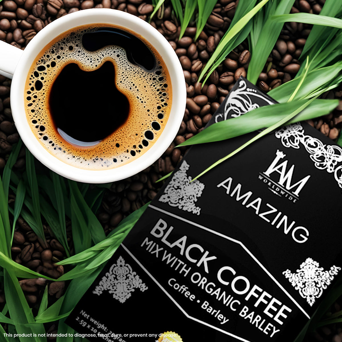 Amazing Black Coffee Barley | 10 Sachet | Cash on delivery