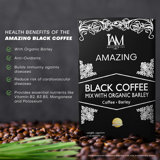 Amazing Black Coffee Barley | 10 Sachet | Cash on delivery