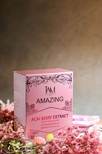 Amazing Acai Berry with Collagen and Bacopa | 7 Sachets | Free Shipping | COD