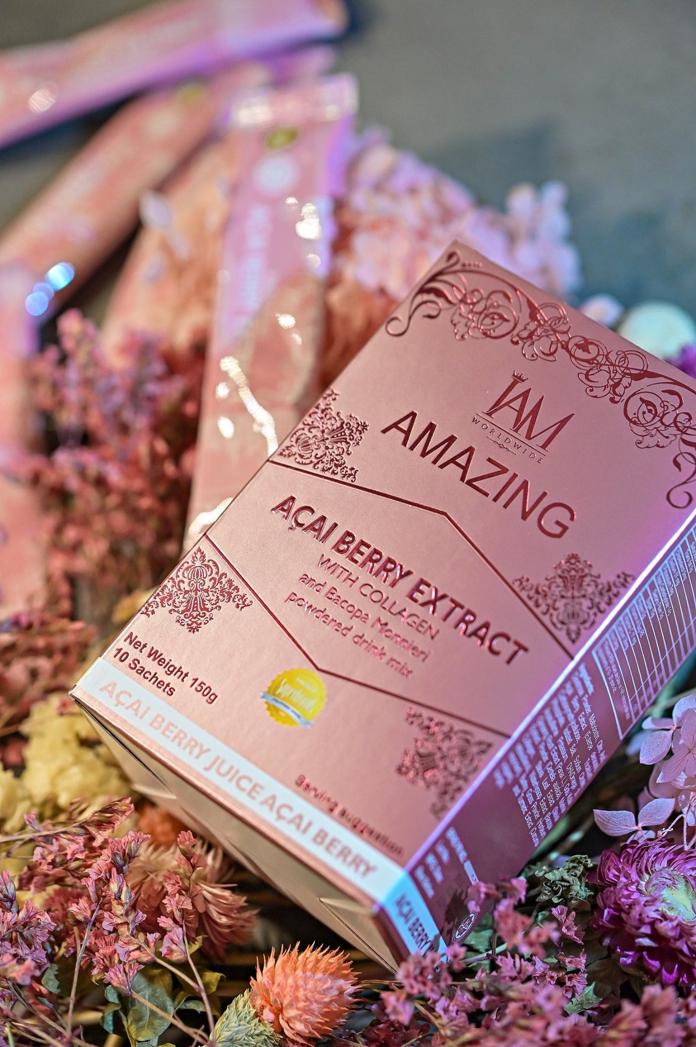 Amazing Acai Berry with Collagen and Bacopa | 7 Sachets | Free Shipping | COD