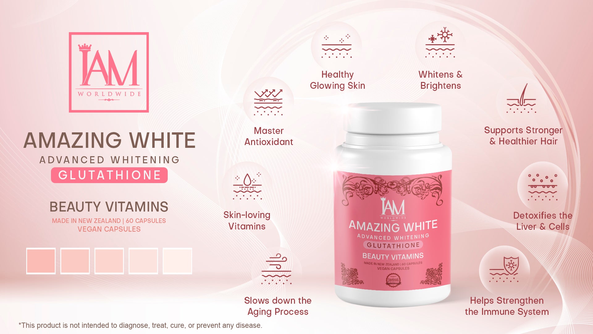 1 Bottle of Amazing White Glatathione – IAM Amazing Barley Philippines | IAM worldwide Online Store 1 Bottle of Amazing White Glatathione – IAM Amazing Barley Philippines | IAM worldwide Online Store